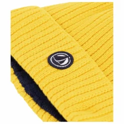 Enfant Petit Bateau Bonnet Maille Côtelée Polaire |