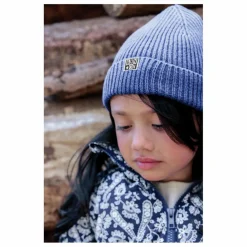 Enfant Bonton Bonnet Myrtille Laine Mérinos |