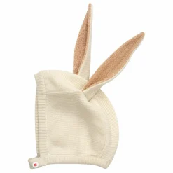 Meri Meri Bonnet oreilles de lapin en coton bio Rose Outlet