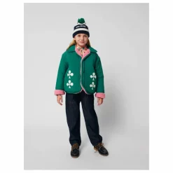 Enfant Bobo Choses Accessoires De Mode|Bonnet Pompom Rayé Fibres Recyclées |