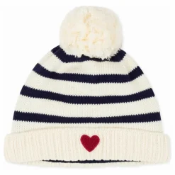 Petit Bateau Accessoires|Accessoires|Bonnet Pompon Marinière |