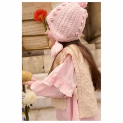 Online Louise Misha Bonnet Pompons Isolina | Rose pâle