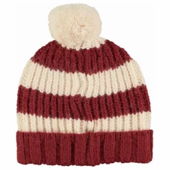 Online Piupiuchick Bonnet Rayé Laine | Bordeaux