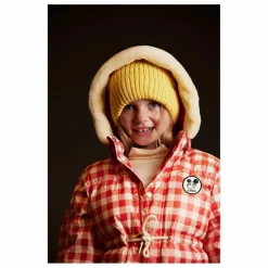 Mini Rodini Bonnet Tricot Coton Bio | Jaune Clearance