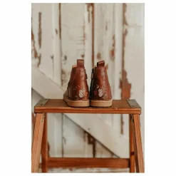 New Petit Nord Boots Ankle Owl - Collection Uniqua | Marron