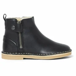 Young Soles Boots Cuir Fourrées Winston | Noir Sale