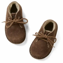 Hot Petit Nord Boots Fourrées Desert Winter Lace | Marron