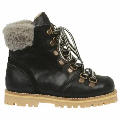 Petit Nord Boots Fourrées Lacets | Noir Best