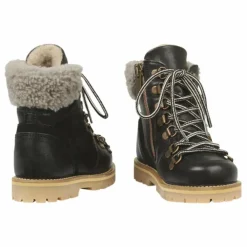 Petit Nord Boots Fourrées Lacets | Noir Best