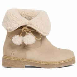 Bonpoint Boots Julienne Cuir | Beige Hot