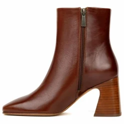 Hot Bobbies Boots Norma Cuir | Marron clair