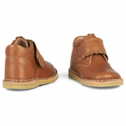Petit Nord Boots Scratchs Scallop | Cognac New