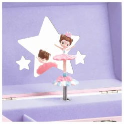 Djeco Boîte à bijoux La mélodie de la ballerine | Rose pâle New