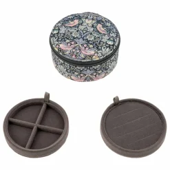 Bon Dep Boîte à Bijoux Ronde MW Liberty Strawberry Thief | Noir Hot