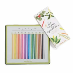 Moulin Roty Loisirs Créatifs|Boîte 24 crayons aquarellables