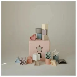 Mushie Jouets D'Éveil|Jouets D'Éveil|Boîte à formes |