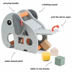 Done by deer Boîte à formes Elphee | Gris Online