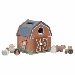 Outlet Little Dutch Boîte à formes en bois FSC - Little Farm Multicolore