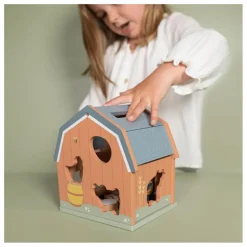 Outlet Little Dutch Boîte à formes en bois FSC - Little Farm Multicolore