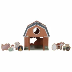 Outlet Little Dutch Boîte à formes en bois FSC - Little Farm Multicolore