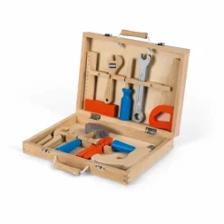 Janod Boîte à outils Brico'Kids - Set de 9 pièces