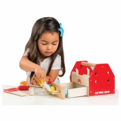 Le Toy Van Bricolage|Boîte à outils en bois et ses 11 accessoires