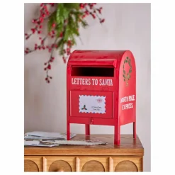 Bloomingville Boîte aux lettres décorative Carlo | Rouge