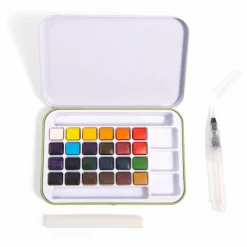 New Moulin Roty Boîte d'aquarelles Le Jardin du Moulin Multicolore