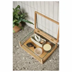 Hübsch Boîte de rangement Amare | Vert Discount