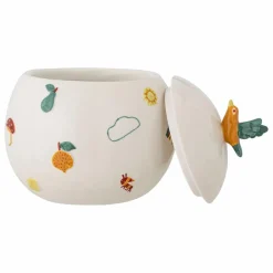 Sale Bloomingville Mini Boîte de rangement en grès Agnes Blanc