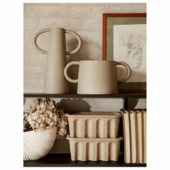 Ferm Living Boîte de rangement en papier - Set de 2 Naturel Outlet