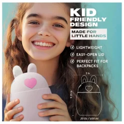 Enfant Asobu Vaisselle Enfant|Boîte repas isotherme Lapin |