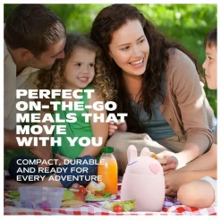 Enfant Asobu Vaisselle Enfant|Boîte repas isotherme Lapin |