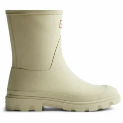 Hunter Bottes Courtes Downpour Caoutchouc | Ecru Outlet
