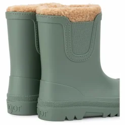 Igor Bottes de Pluie Fourrées Verona Borrego | Vert amande Sale