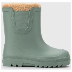 Igor Bottes de Pluie Fourrées Verona Borrego | Vert amande Sale