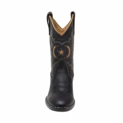 Discount Bootstock Bottes Santiags Mars | Noir