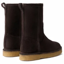 New Soeur Bottes Texas Croûte de Cuir | Marron