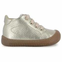 Pom d'Api Bottillons Yaka Walk Cuir Grainé | Doré