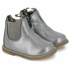 Enfant Pom d'Api Bottines Bob Jod Zip Cuir Grainé |