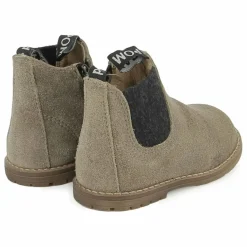 Online Pom d'Api Bottines Bob Jod Zip Velours | Kaki