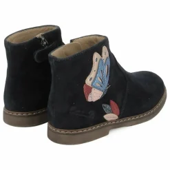 New Pom d'Api Bottines City Fly Velours | Bleu marine