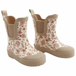 Discount Quincy Mae Bottines de Pluie Fleuries | Ivoire