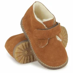 Clearance Tartine et Chocolat Bottines Easy Fur Velours | Camel