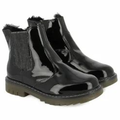 Enfant Pom d'Api Bottines Sid Jod Zip Fur Vernis |