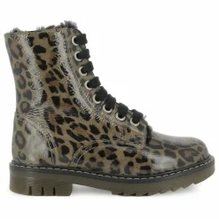 Pom d'Api Bottines Sid Ranger Fur Leopard | Brun
