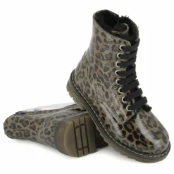 Pom d'Api Bottines Sid Ranger Fur Leopard | Brun