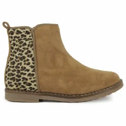 Enfant Pom d'Api Boots, Bottes|Bottines Trip Back Velours Léopard |