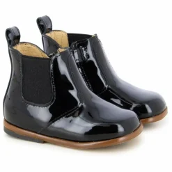 Tartine et Chocolat Bottines Zip Elast Vernis | Noir Discount