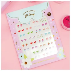 Enfant Oh Flossy Boucles d'oreilles autocollantes